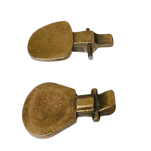 老式铝合金门锁把手配件大母指按压众安把手按扣压锁扣按钮