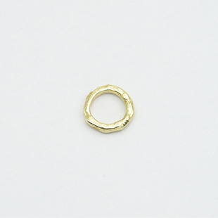 18k金DIY窄边盘缠配件（6mm）不脱模【WT0334】