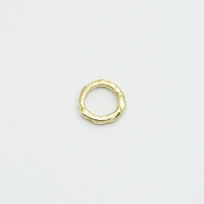 18k金DIY窄边盘缠配件（6mm）不脱模【WT0334】