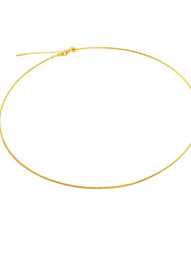 通体18k金素款小众弹力项圈女款轻奢时尚送老婆礼物【QL07528】