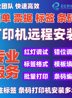 远程得实DL-200/210/216Z/218/520Z标签打印机驱动软件安装调试