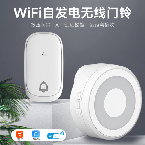恒科创涂鸦智能自发电wifi门铃