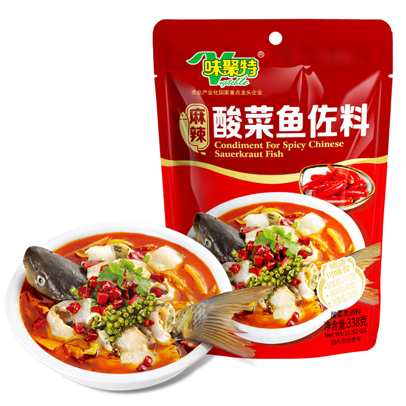味聚特338g麻辣酸菜鱼佐料