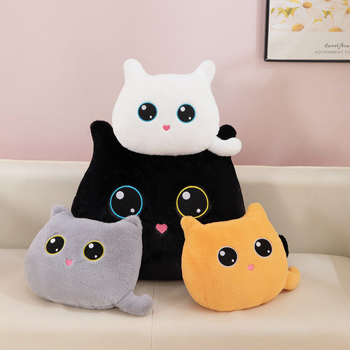 厂家新款批发可爱卡通系猫咪抱枕沙发靠枕日式家居装饰喵星人玩偶
