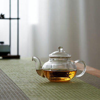 全度玻璃茶壶家用过滤手把壶过滤泡茶壶耐高温煮茶壶花茶壶