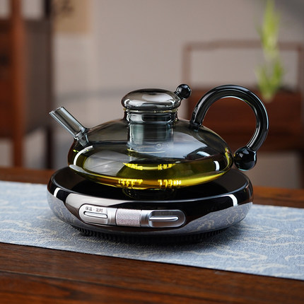 全度玻璃煮茶壶家用高档电陶炉煮茶器耐高温大容量泡茶壶烧水壶