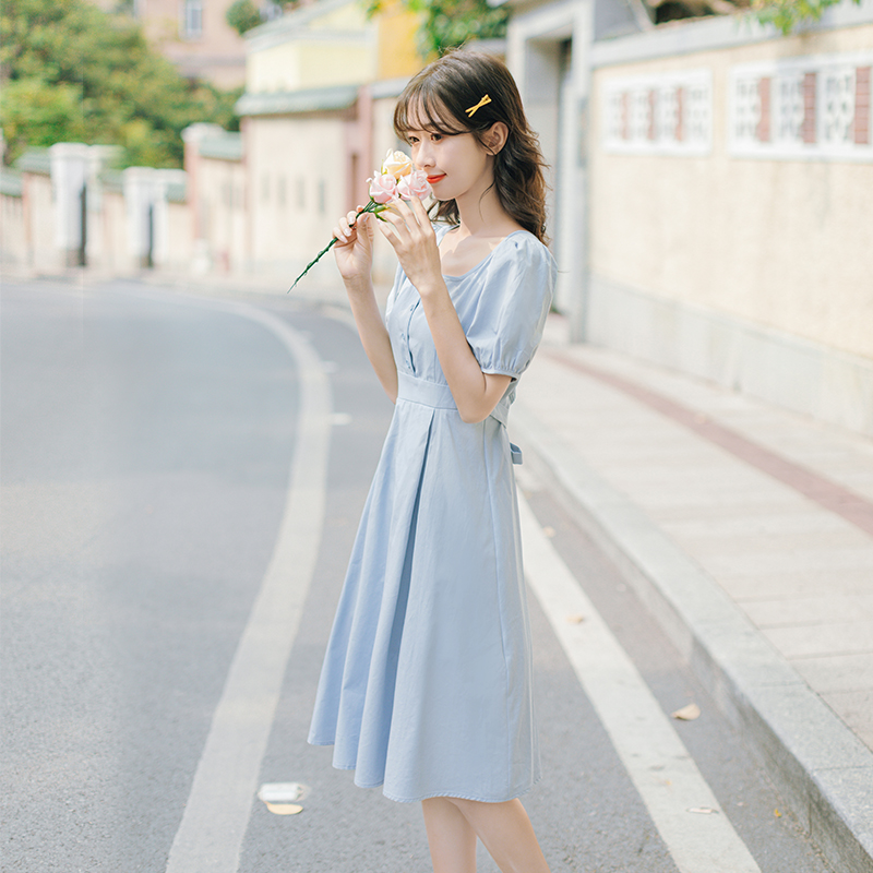 茉语家 森系清新连衣裙