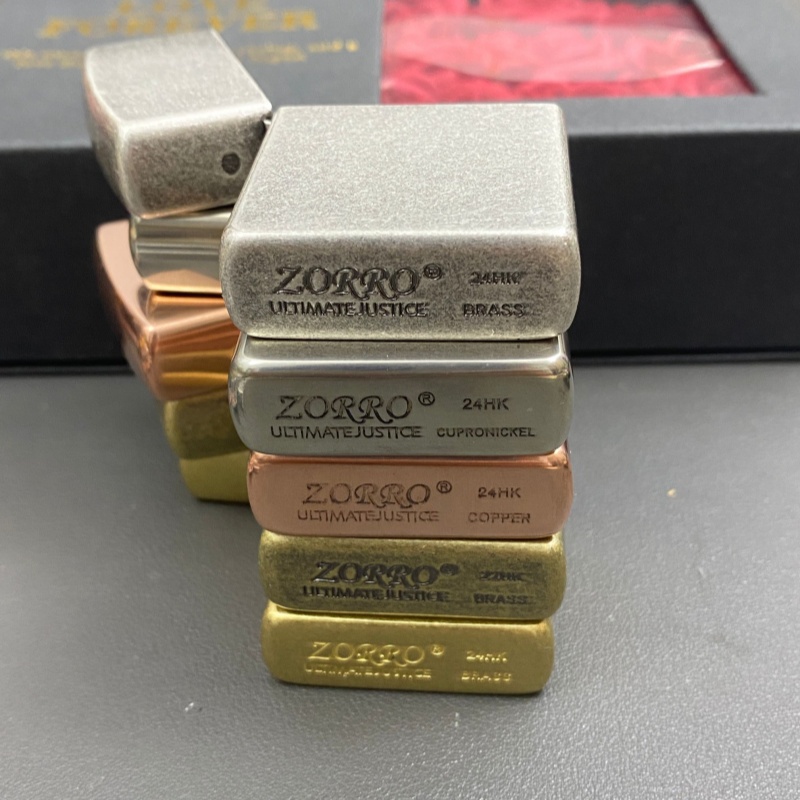 佐罗902煤油打火机单独外壳紫铜黄铜白铜有底常规加厚有内胆diy