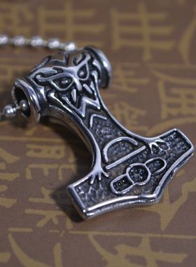 钛钢饰品维京人挂件吊坠男女同款