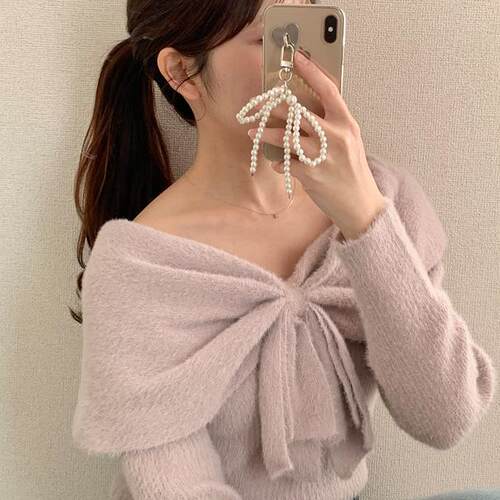 夏日寒烟GRL10月日系甜美针织衫