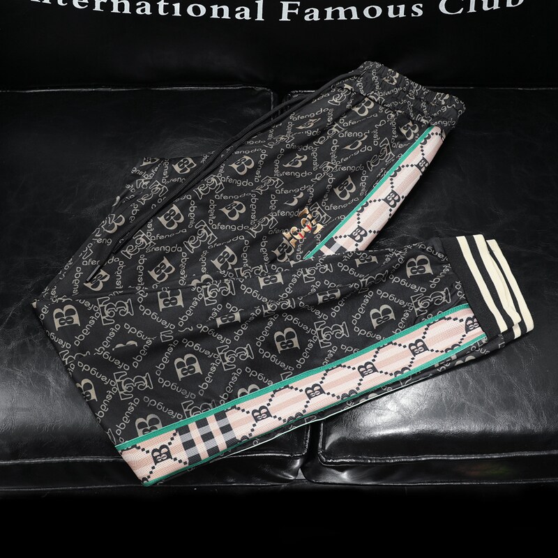 到5XL2024夏季新款高端品质男运动休闲长裤QT6012AFD8560K-P130，男装休闲裤，阿丰达