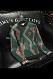 2024新款四季款男士圆领潮流刺绣时尚卫衣QT6012AFD9351Y-P125，男装卫衣，钱塘6012(原3012)