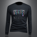 2025假模四季款男士圆领潮流刺绣时尚卫衣QT6012AFD1009Y-P125，男装卫衣，阿丰达