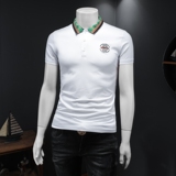 2025假模夏季新高端品质丝光棉男潮流短袖T恤QT6012AFD9926T-P80，男装T恤，阿丰达