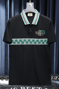 2024夏季新款高端品质丝光棉男士潮流短袖T恤QT3012AFD8382T-P75图片