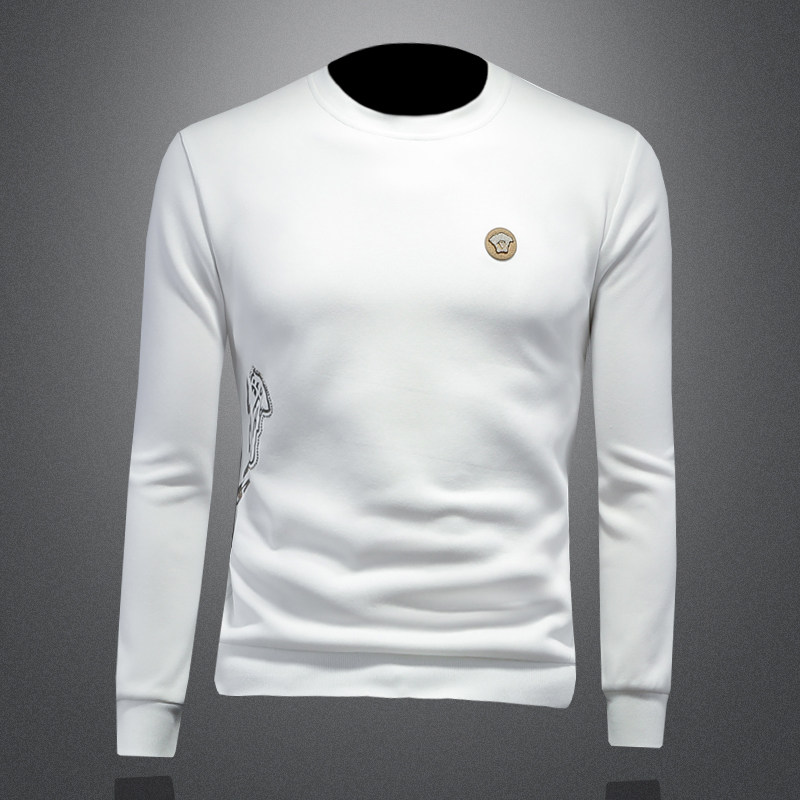 2025假模四季款男士圆领潮流刺绣时尚卫衣QT6012AFD9320Y-P125，男装卫衣，阿丰达