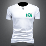 2025假模夏季新品质丝光棉男潮流短袖T恤QT6012AFD61001T-P70，男装T恤，阿丰达