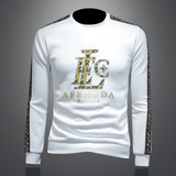 2025假模四季款男士圆领潮流刺绣时尚卫衣 QT6012AFD1025Y-P125,男装卫衣,阿丰达, 2025假模四季款男士圆领潮流刺绣时尚卫衣 QT6012AFD1025Y-P125,男装卫衣,阿丰达,