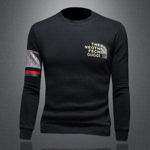 2023假模四季款男士圆领潮流刺绣时尚卫衣 QT3012AFD7131Y-P125,男装卫衣,钱塘6012(原3012)