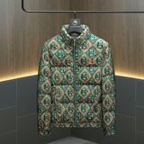 2025新款男士立领开衫时尚潮流羽绒服外套QT6012AFD7807-P310，男装羽绒服，阿丰达