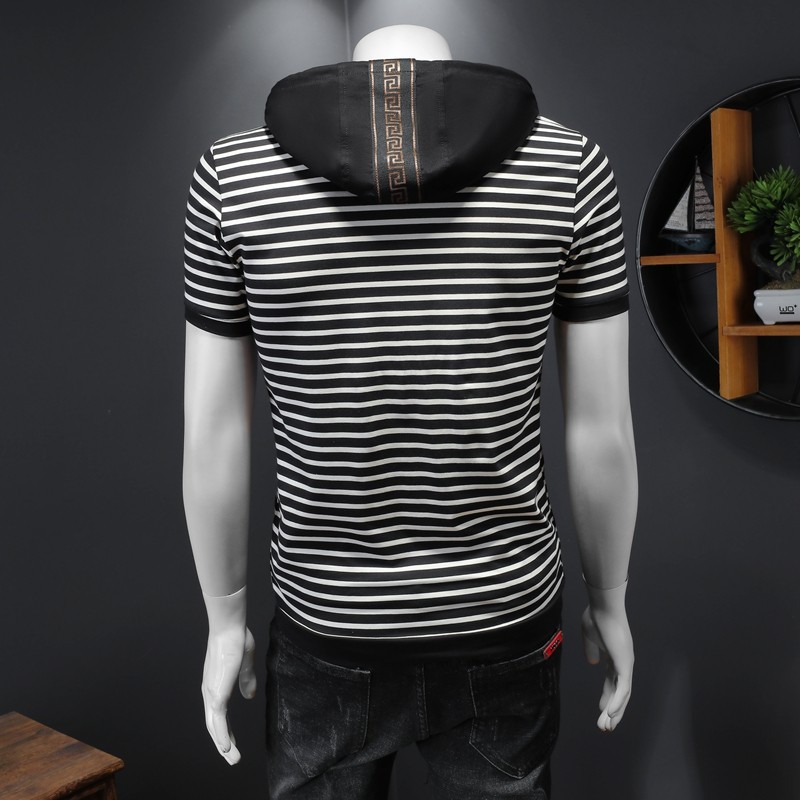 假模夏季新款高端品质丝光棉男士潮流短袖T恤QT3012AFD7019T-P80,男装T恤,钱塘6012(原3012)