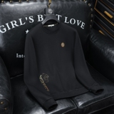 2026新款四季款男士圆领潮流刺绣时尚卫衣QT6012AFD9320Y-P125，男装卫衣，阿丰达