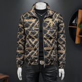 2025新款男士立领开衫时尚潮流羽绒服外套QT6012AFD7806-P310，男装羽绒服，阿丰达