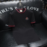 2026夏季新款品质丝光棉男潮流短袖T恤QT6012AFD2605T-P75，男装T恤，阿丰达