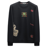 2026新款四季款男士圆领潮流刺绣时尚卫衣QT6012AFD9312Y-P125，男装卫衣，阿丰达