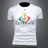 2026假模夏季新品质丝光棉男潮流短袖T恤QT6012AFD2612T-P75，男装T恤，钱塘6012(原3012)