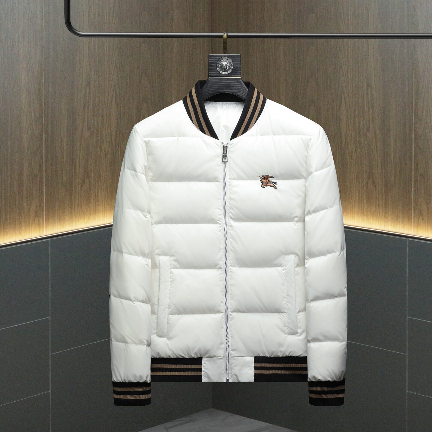 2026新款男士立领开衫时尚潮流羽绒服外套QT6012AFD7800-P300,男装羽绒服,阿丰达