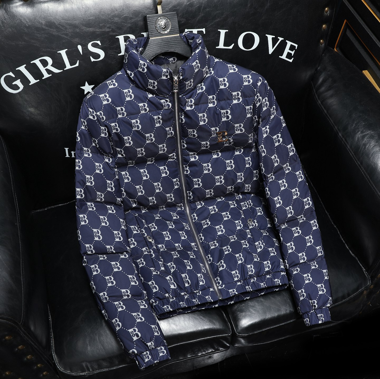 2025新款男士立领开衫时尚潮流羽绒服外套QT6012AFD7803-P310，男装羽绒服，阿丰达