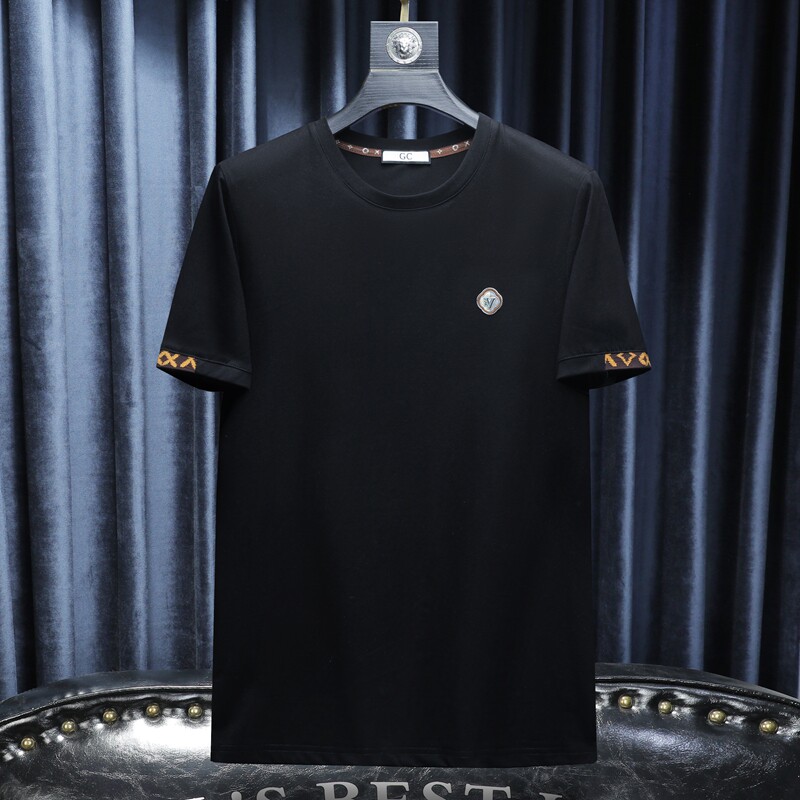 2025夏季新款高端品质丝光棉男士潮流短袖T恤QT6012AFD61016T-P70,男装T恤,阿丰达