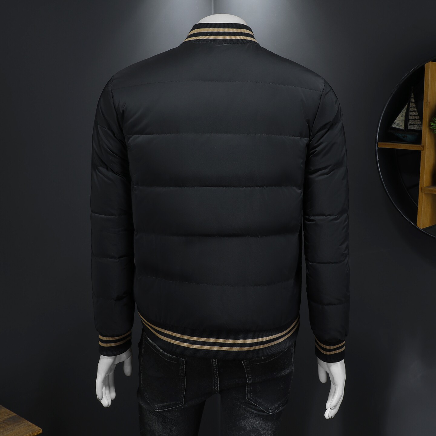 2026新款男士立领开衫时尚潮流羽绒服外套QT6012AFD7800-P300,男装羽绒服,阿丰达