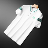 2024夏季新款高端品质丝光棉男士潮流短袖T恤QT6012AFD8527T-P80，男装T恤，钱塘6012(原3012)