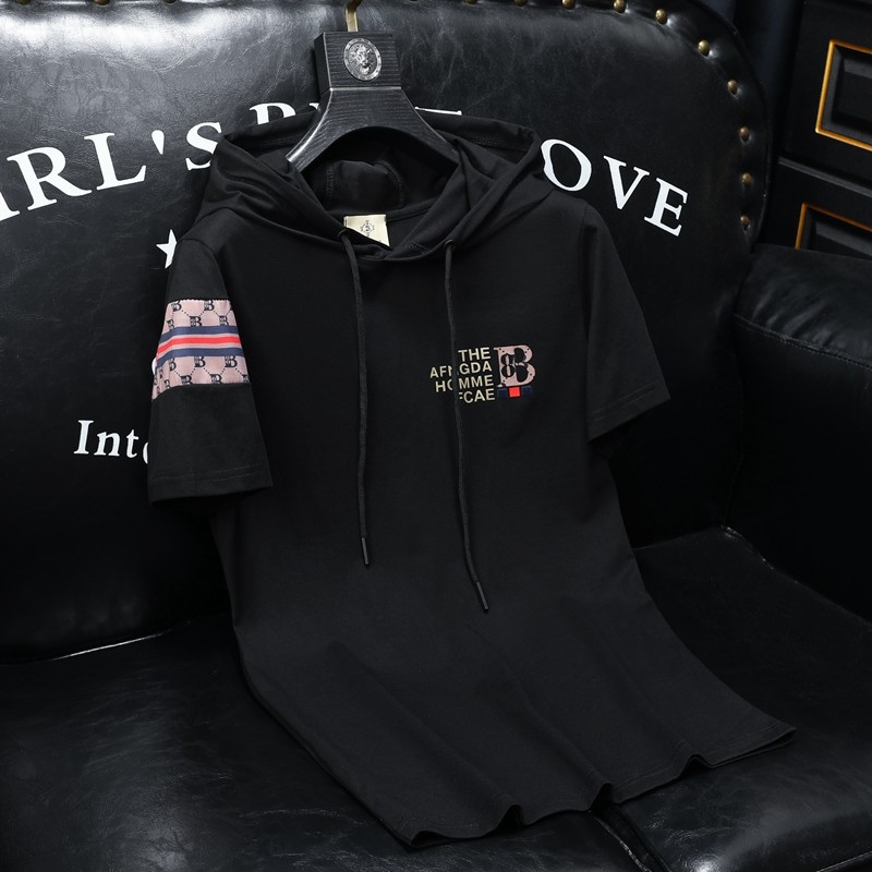 2026夏季新款高端品质丝光棉男士潮流短袖T恤QT6012AFD8514T-P80，男装T恤，阿丰达