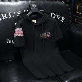 2026夏季新款高端品质丝光棉男士潮流短袖T恤QT6012AFD8514T-P80，男装T恤，阿丰达