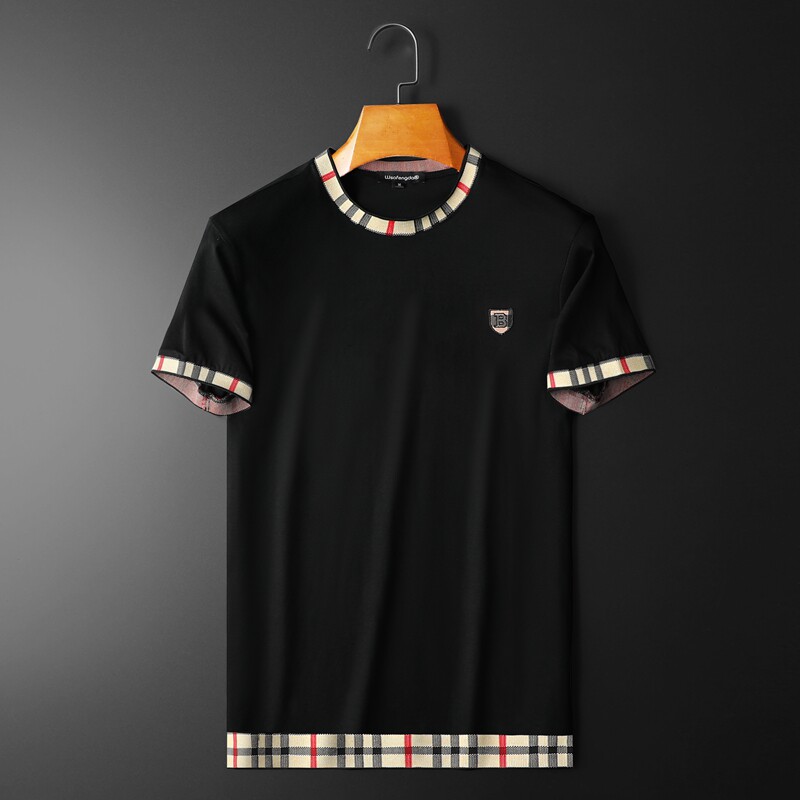 2026夏季新款高端品质丝光棉男士潮流短袖T恤QT3001AFD8248T-P70，男装T恤，阿丰达