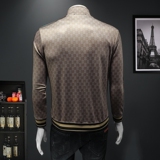 2025假模四季款男士立领潮流刺绣时尚卫衣QT3012AFD7167Y-P145，男装卫衣，阿丰达