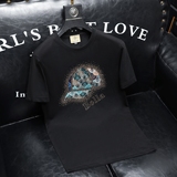 2026夏季新款品质丝光棉男潮流短袖T恤QT6012AFD2643T-P75，男装T恤，阿丰达