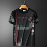 2026夏季新款高端品质丝光棉男士潮流短袖T恤QT3012AFD7001T-P70，男装T恤，阿丰达