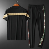 2025高端男士圆领短袖长裤运动休闲套装可单卖QT6012TZ9917P200，男装休闲套装，阿丰达