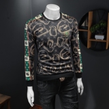 2025假模四季款男士圆领潮流刺绣时尚卫衣QT6012AFD9345Y-P125，男装卫衣，阿丰达