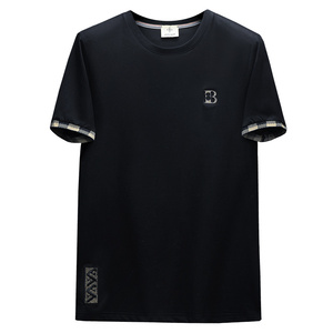 2026夏季新款高端品质丝光棉男士潮流短袖T恤QT6012AFD61012T-P70图片