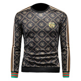 2024假模四季款男士圆领潮流刺绣时尚卫衣QT6012AFD9347Y-P125，男装卫衣，阿丰达