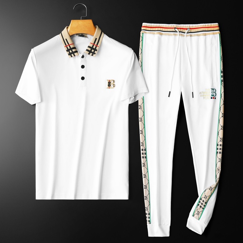 到5XL男士翻领短袖长裤运动休闲套装可单卖QT3012TZ8389P205，男装休闲套装，阿丰达