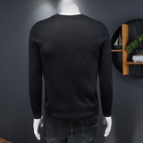 假模秋冬款新品男士圆领潮流针织衫打底毛衣QT6012AFD25025-P115，男装T恤，钱塘6012(原3012)