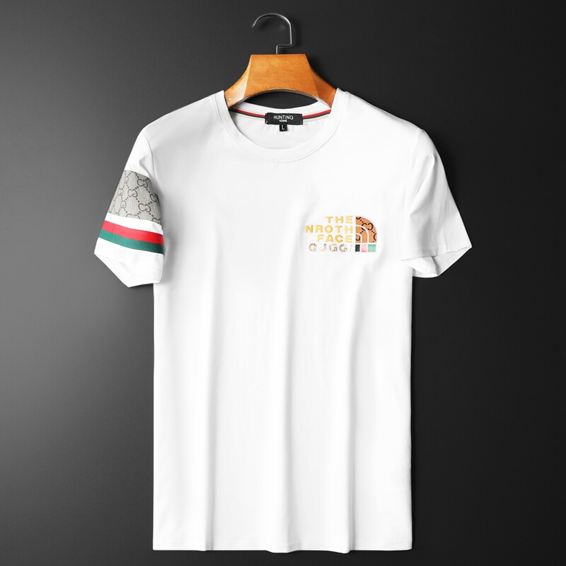 2026夏季新款高端品质丝光棉男士潮流短袖T恤QT3012AFD7109T-P70，男装T恤，阿丰达