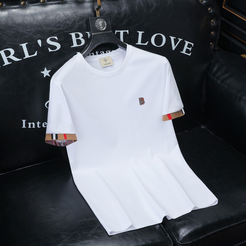 2025夏季新款高端品质丝光棉男潮流短袖T恤QT6012AFD61013T-P70，男装T恤，阿丰达