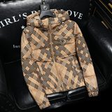 2025新款男士连帽开衫时尚潮流羽绒服外套QT6012AFD7805-P320，男装羽绒服，阿丰达